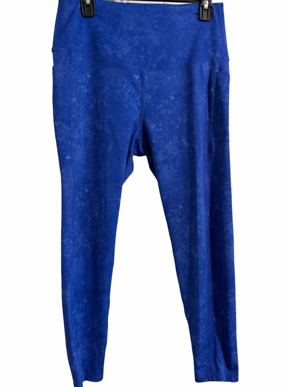 Leg End Active Leggings Women’s XL Blue High Rise Pocket Workout Yoga Pants